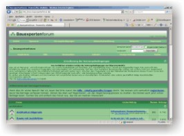 Das Bauexpertenforum